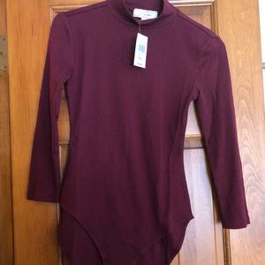 NEW with tags maroon bodysuit!